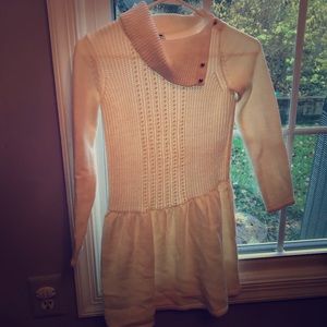 Janie & Jack sweater dress- winter white